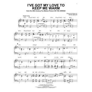 I've Got My Love To Keep Me Warm [Jazz version] (arr. Brent Edstrom)